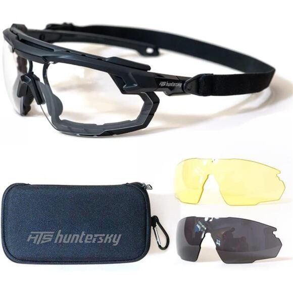DISCOVER YOUR WORLD ! Anti-Fog Shooting Safety Glasses for men Military Grade - Picture 1 of 7